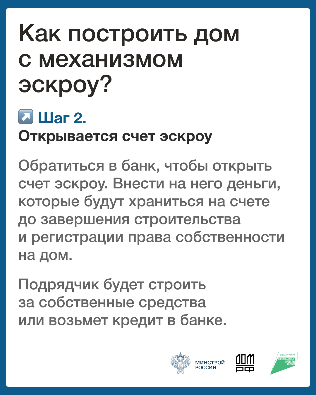 Рассказываем как начать строительство с эскроу на ДОМ.РФ